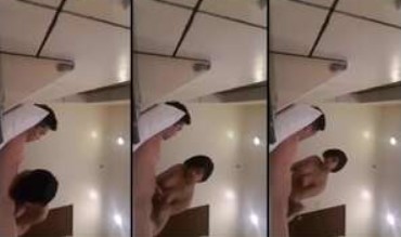 Polw4n nyepong anu pacar di Kontrakan