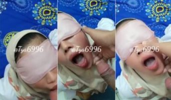 Crot di Mulut Istri Jilbab Binalku