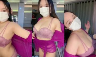 Stefanie Joget Erotis Beha Ungu Panlok Mulus