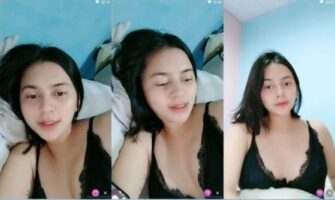 Miss Bie Lingerie Hitam Comeback Live